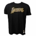 T-shirt de basquetebol Mitchell & Ness Lakers Preto