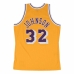 Camiseta de baloncesto Mitchell & Ness LA Lakers Magic Jhonson Amarillo