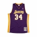Baskettröja Mitchell & Ness LA Lakers Shaq O´Neal Violett