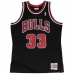 Krepšinio marškinėliai Mitchell & Ness Chicago Bull Scotie Pippen Juoda