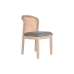 Krzesło do Jadalni DKD Home Decor Jodła Poliester Ciemny szary (46 x 61 x 86 cm)