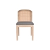 Valgomojo kėdė DKD Home Decor Eglė Poliesteris Tamsiai pilka (46 x 61 x 86 cm)