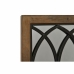 Seinapeegel DKD Home Decor Must Metall Pruun Kask Aken (60 x 3 x 160 cm)