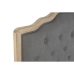 Κεφαλάρι κρεβατιού DKD Home Decor Σκούρο γκρίζο ξύλο καουτσούκ 160 x 10 x 120 cm