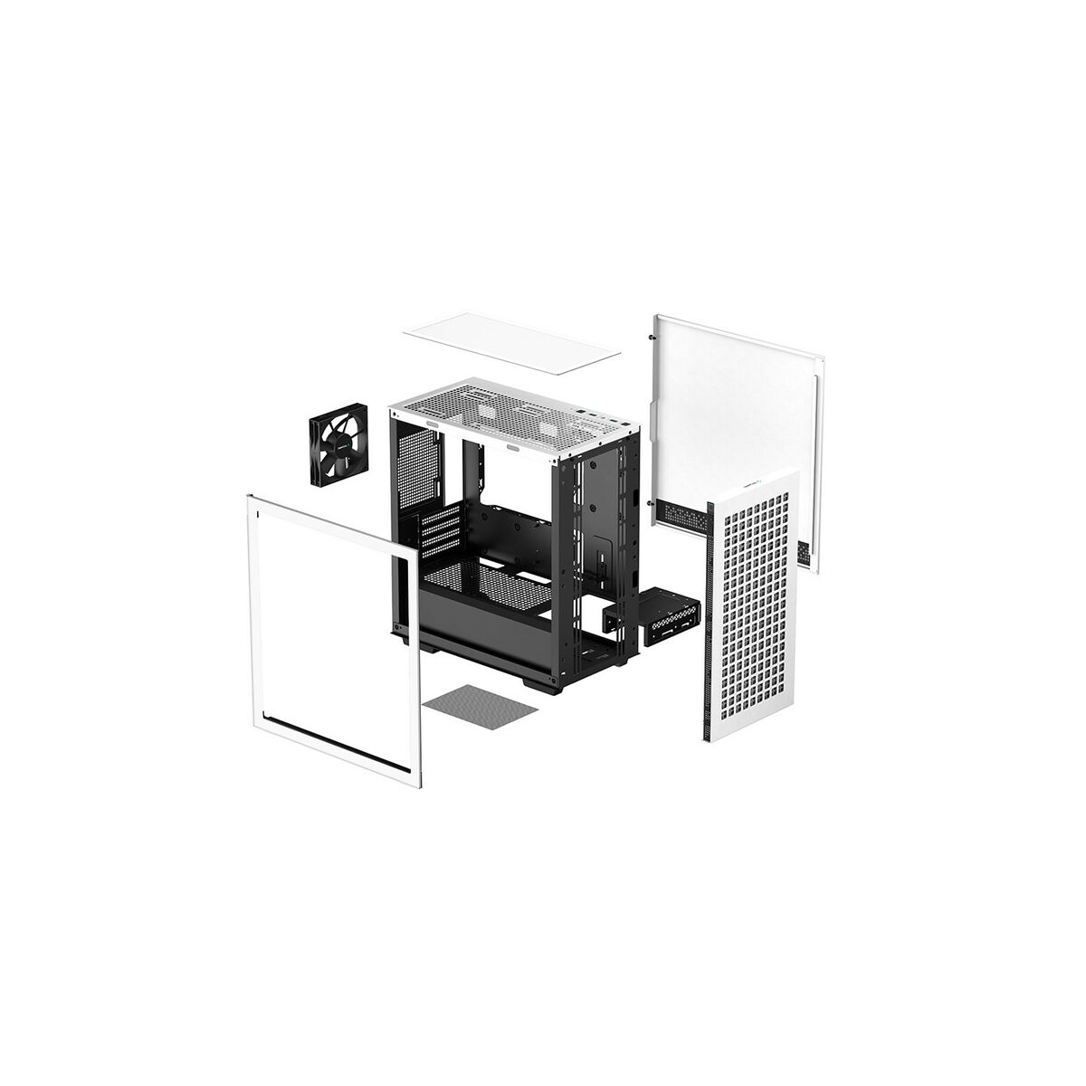 Case computer desktop ATX DEEPCOOL Bianco Nero