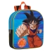 3D mokyklinis krepšys Dragon Ball Mėlyna Oranžinė 26 x 30 x 10 cm