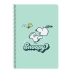 Carnet Snoopy Groovy Vert A4 80 Volets