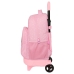 Školní taška na kolečkách Glow Lab Sweet home Růžový 33 X 45 X 22 cm
