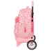 Skolerygsæk med Hjul Vicky Martín Berrocal In bloom Pink 33 X 45 X 22 cm