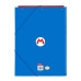 Dossier Super Mario Play Bleu Rouge A4
