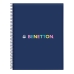 Notebook Benetton Cool Navy Blue A4 120 Sheets