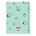 Carnet Snoopy Groovy Vert A5 80 Volets