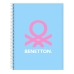 Caderno Benetton Spring Azul celeste A4 120 Folhas