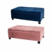 Stolička DKD Home Decor   Ružová Polyester Zamat Námornícka modrá Topoľ (70 x 39,5 x 24,5 cm) (2 kusov)