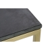 Olohuoneen pöytä DKD Home Decor Musta Kullattu Marmori Rauta 100 x 61 x 43 cm