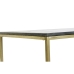 Olohuoneen pöytä DKD Home Decor Musta Kullattu Marmori Rauta 100 x 61 x 43 cm