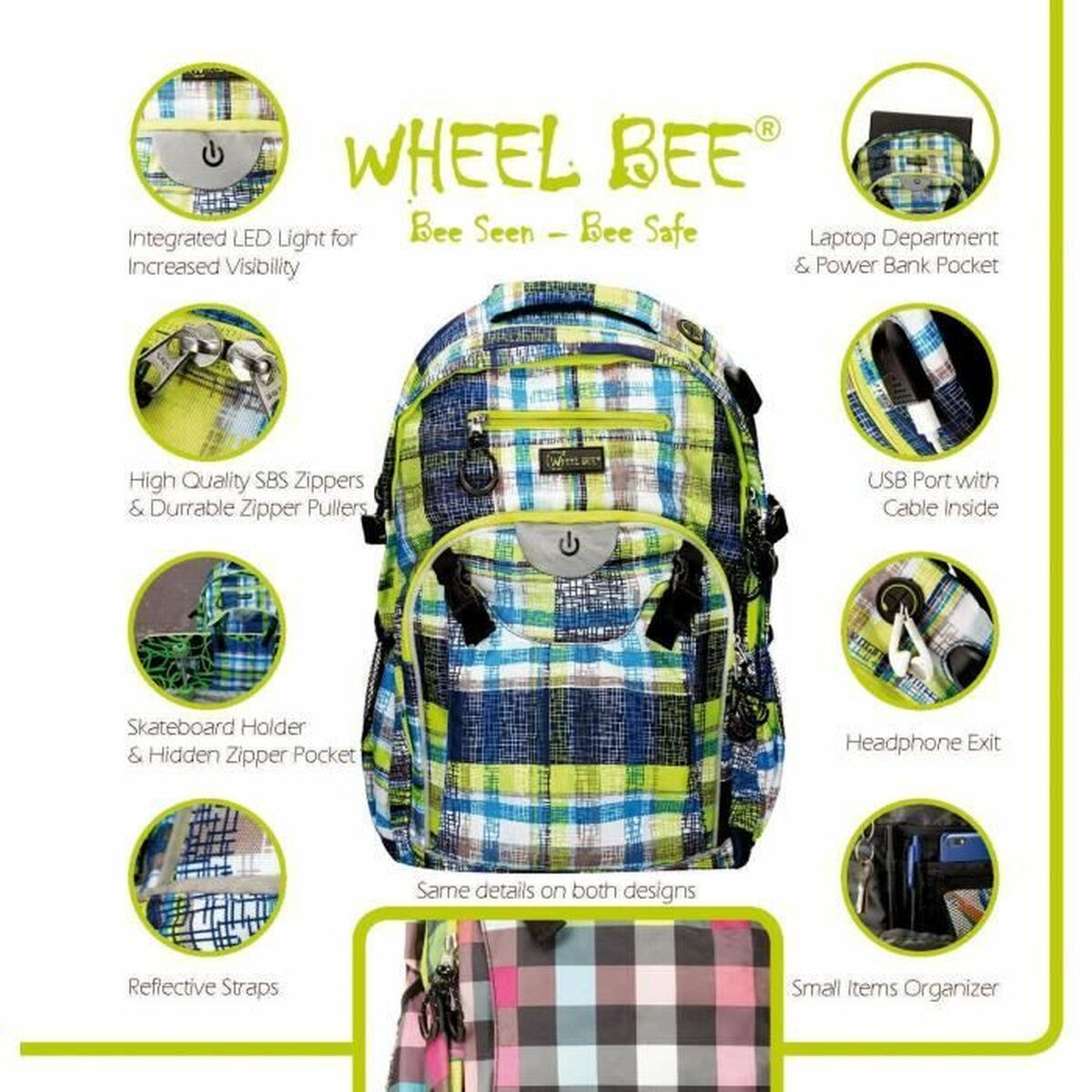 Rucsac Schildkröt Multicolor