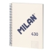 Блокнот Milan 430 Бежевый A4 80 Листья (3 штук)