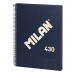 Piezīmju Grāmata Milan 430 Zils A4 80 Loksnes (3 gb.)