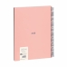 Zápisník Milan 430 Růžový A4 80 Listy (3 kusů)