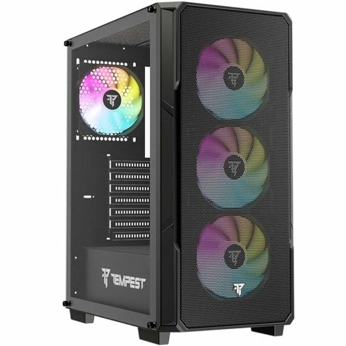 Case computer desktop ATX Tempest Garrison Nero