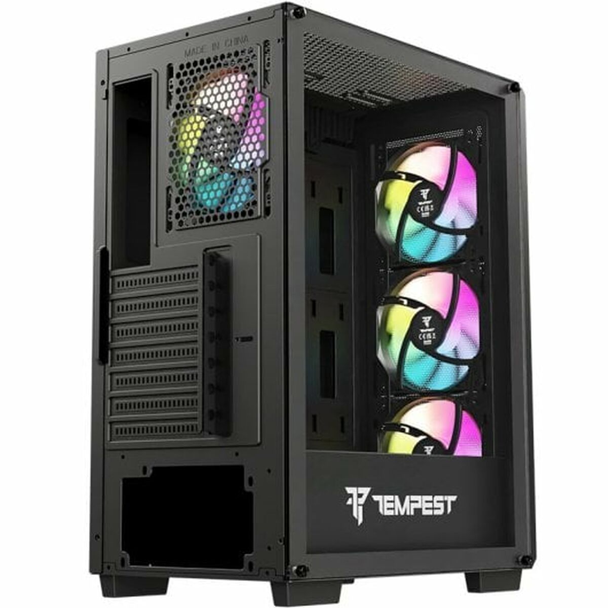 Case computer desktop ATX Tempest Garrison Nero