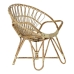 Jedálenská stolička DKD Home Decor 8424001825158 Viacfarebná Prírodná Ratan 77 x 58 x 85 cm