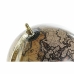 Glob Pământesc DKD Home Decor Maro Auriu* PVC Metal Lemn de mango 22 x 22 x 40 cm 22 x 20 x 40 cm