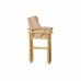 Vrtni stol DKD Home Decor Brun Natur Fyrretræ 56 x 48 x 87 cm (56 x 48 x 87 cm)