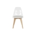 Обеденный стул DKD Home Decor Белый Прозрачный Натуральный 54 x 47 x 81 cm