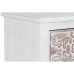 Nočný stolík DKD Home Decor Biely Kvetinový Drevo (48 x 36 x 67 cm)