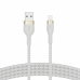 USB til Lightning-kabel Belkin CAA010BT1MWH Hvid 1 m