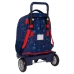 Školní taška na kolečkách Spider-Man Neon Námořnický Modrý 33 X 45 X 22 cm