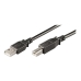 USB 2.0-кабель Ewent Чёрный