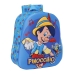 3D Bērnu soma Clásicos Disney Pinochio Zils 27 x 33 x 10 cm