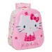 3D Vaikiškas krepšys Hello Kitty Žalia Rožinė 27 x 33 x 10 cm