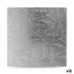 Kagefad Algon Sølvfarvet 40 x 40 x 1,5 cm Firkantet (12 enheder)