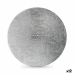 Kakestativ Algon Sølv 40 x 40 x 1,5 cm Sirkulær (12 enheter)