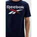 Camiseta de Manga Corta Hombre  IDENTITY SMAL  Reebok 100071176 Azul marino