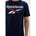 Pánské tričko s krátkým rukávem  IDENTITY SMAL  Reebok 100071176 Námořnický Modrý