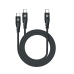 Kabel USB-C Celly USBC2USBCBK Črna 1,3 m