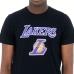 Kortærmet T-shirt til Mænd New Era  NOS NBA LOSLAK 60416756  Sort