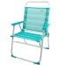 Пляжный стул Aktive бирюзовый 48 x 88 x 50 cm Алюминий Складной (4 штук)