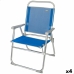 Plážová stolička Aktive Gomera Modrá 48 x 88 x 50 cm Aluminium Skladateľný (4 kusov)