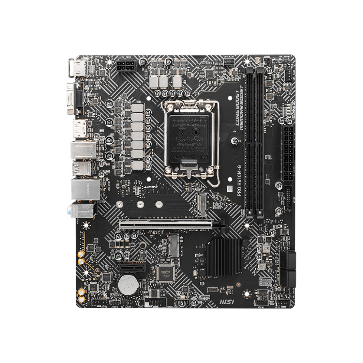 Moderkort MSI PRO H610M-G 1700 INTEL H610 LGA 1700