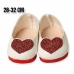 Обувки Berjuan 80201-22 Червен manoletinas Сърце