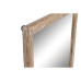 Wall mirror Home ESPRIT Natural Teak Recycled Wood Alpino 53 x 4 x 76 cm