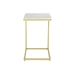 Šoninis staliukas DKD Home Decor 40 x 46 x 65 cm Auksinis Balta Marmurą Geležis