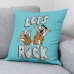 Κάλυψη μαξιλαριού The Flintstones Let's Rock A 45 x 45 cm