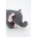 Jouet Peluche Crochetts Bebe Marron Eléphant 27 x 13 x 11 cm